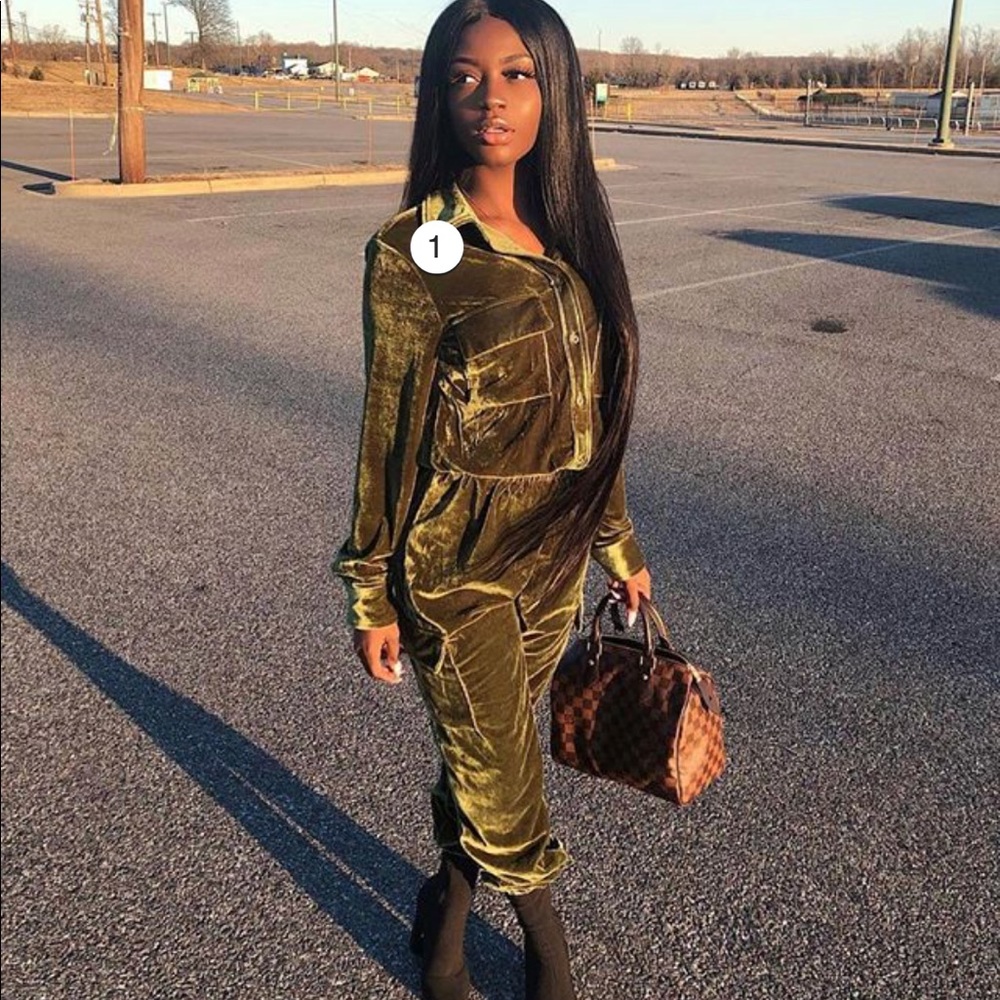 Velvet vixen jumpsuit